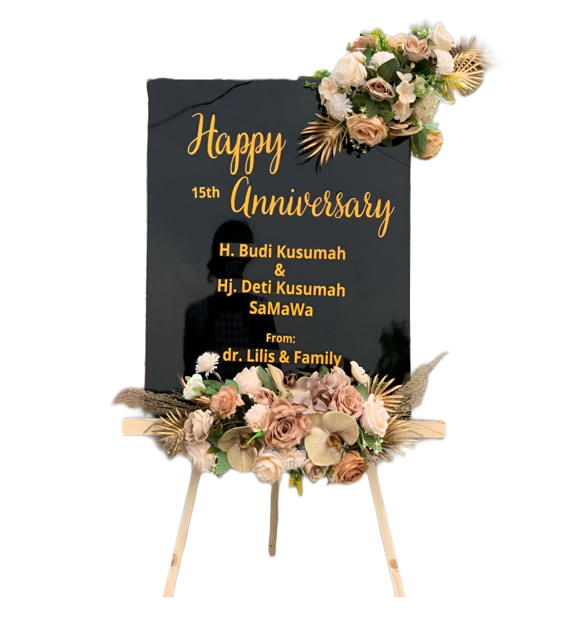 Papan Bunga Akrilik Parongpong