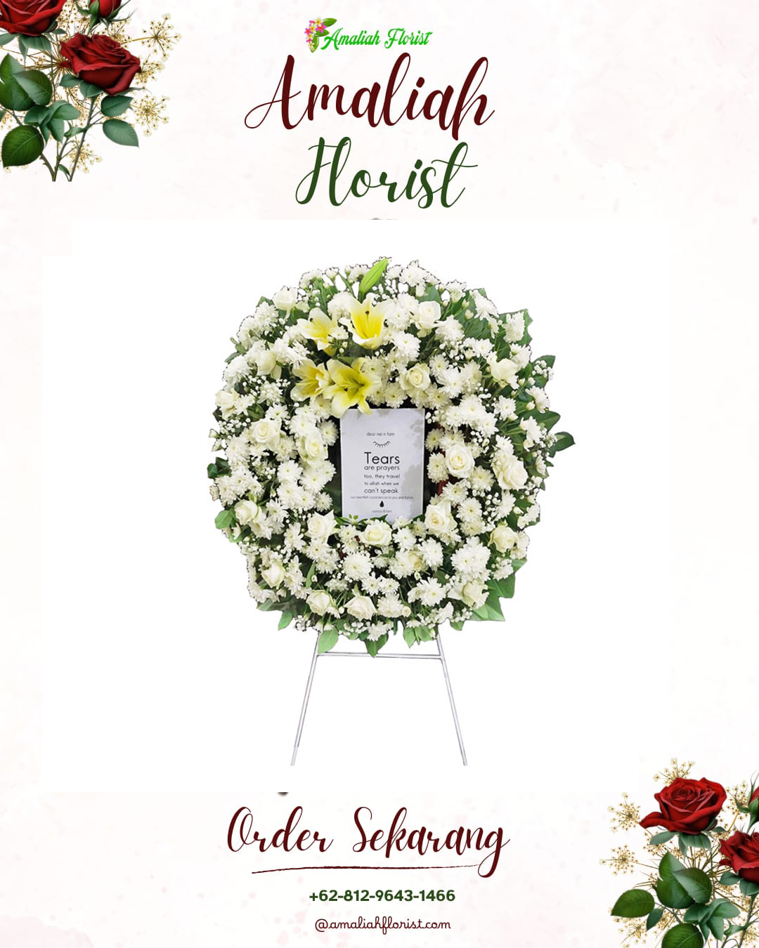 Krans Bunga Duka Parongpong