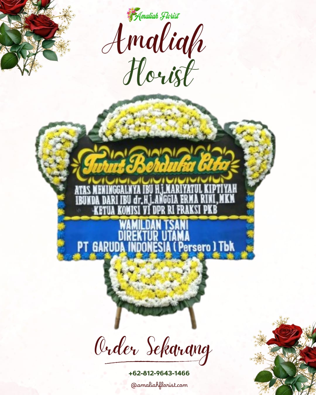 Papan Bunga Duka Parongpong